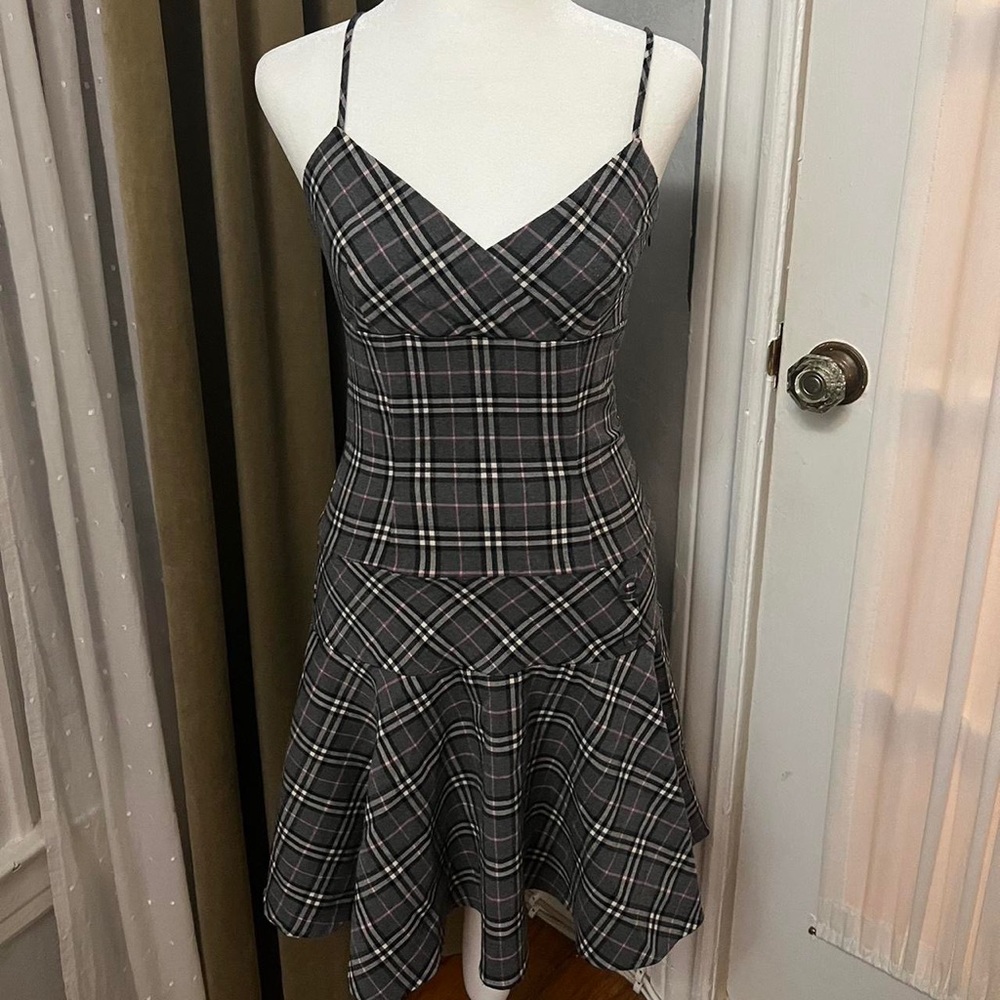 Vintage plaid dress